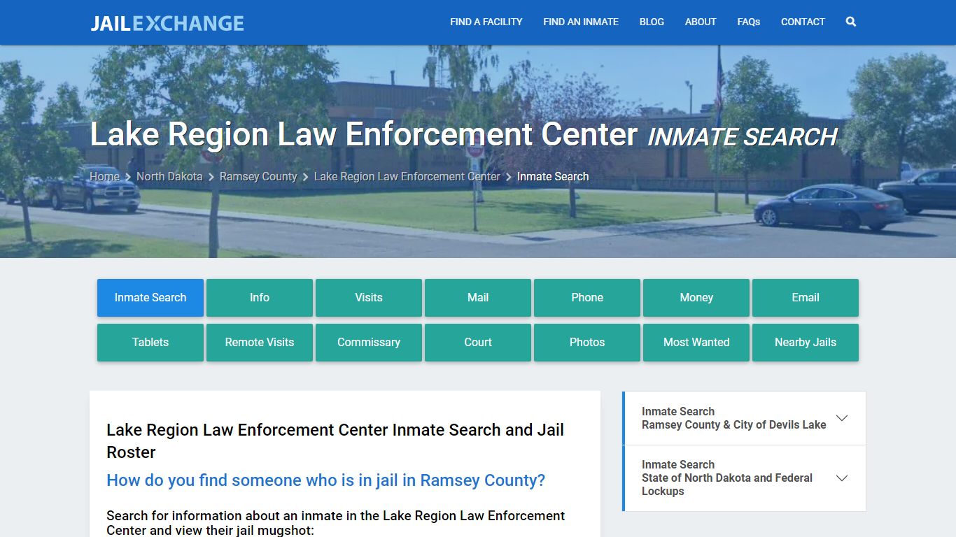 Lake Region Law Enforcement Center Inmate Search - Jail Exchange
